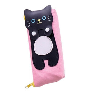 Cute Pink‎ Cat Kids Pencil Case